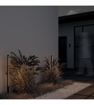 Lampy ogrodowe wbijane w ziemię (z klinem) - Maytoni Zewnętrzna Pole Ogrodowa LED 12W 600lm 3000K IP65 Graphite O440FL-L12GF3K - product 6