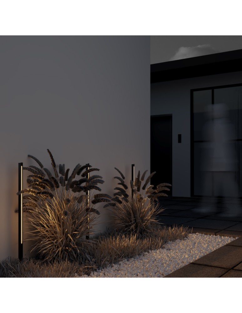 Maytoni Zewnętrzna Pole Ogrodowa LED 12W 600lm 3000K IP65 Graphite O440FL-L12GF3K