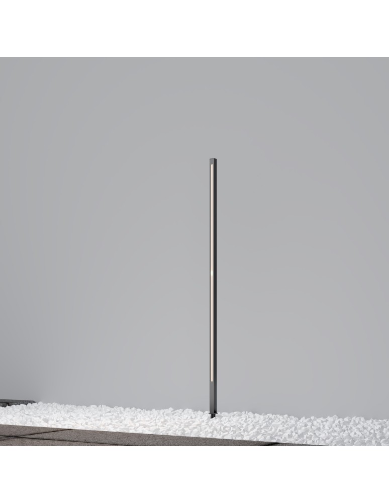 Maytoni Zewnętrzna Pole Ogrodowa LED 18W 1000lm 3000K IP65 Graphite O440FL-L18GF3K Maytoni Zewnętrzna Pole Ogrodowa LED 18W 1000lm 3000K IP65 Graphite O440FL-L18GF3K