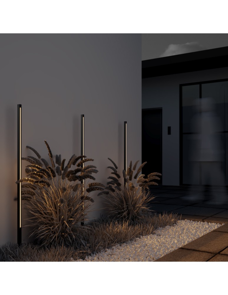 Maytoni Zewnętrzna Pole Ogrodowa LED 18W 1000lm 3000K IP65 Graphite O440FL-L18GF3K Maytoni Zewnętrzna Pole Ogrodowa LED 18W 1000lm 3000K IP65 Graphite O440FL-L18GF3K