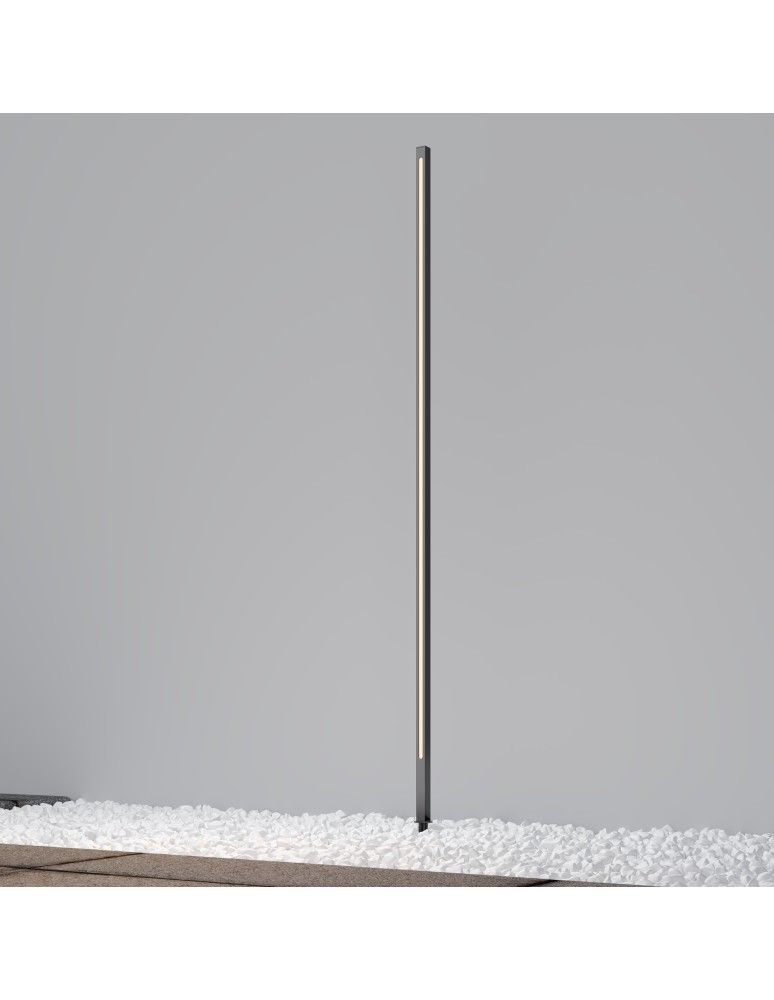 Maytoni Zewnętrzna Pole Ogrodowa LED 24W 1200lm 3000K IP65 Graphite O440FL-L24GF3K Maytoni Zewnętrzna Pole Ogrodowa LED 24W 1200lm 3000K IP65 Graphite O440FL-L24GF3K