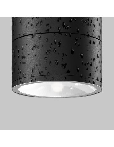 Maytoni Zewnętrzna Spin Lampa Sufitowa LED 12W 1050lm 3000K IP54 Graphite O310CL-L12GF3K - product 2