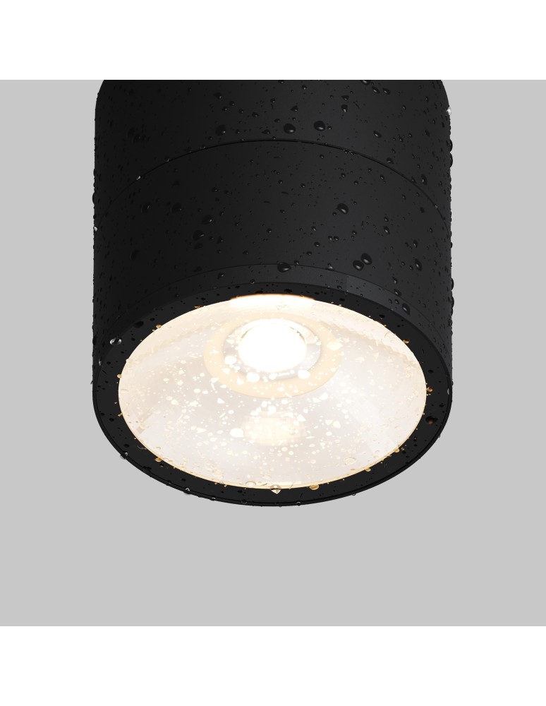 Maytoni Zewnętrzna Spin Lampa Sufitowa LED 5W 480lm 3000K IP54 Graphite O310CL-L5GF3K