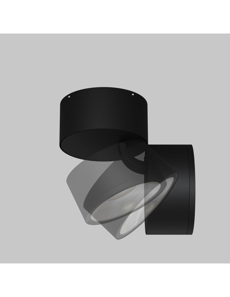 Maytoni Zewnętrzna Spin Lampa Sufitowa LED 5W 480lm 3000K IP54 Graphite O310CL-L5GF3K