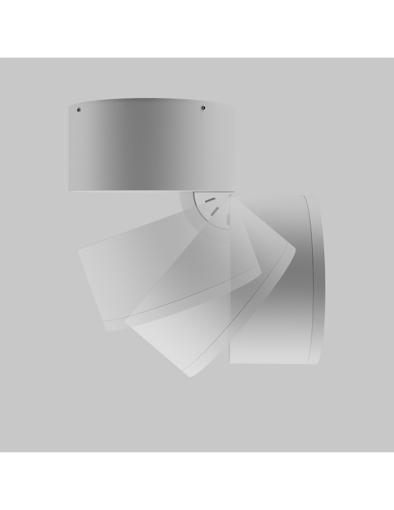 Maytoni Zewnętrzna Spin Lampa Sufitowa LED 12W 1050lm 3000K IP54 Biały O310CL-L12W3K Maytoni Zewnętrzna Spin Lampa Sufitowa LED 12W 1050lm 3000K IP54 Biały O310CL-L12W3K