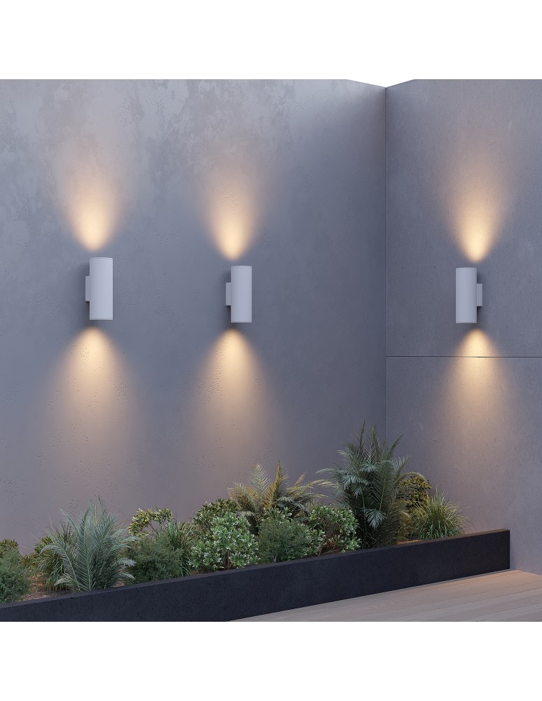 Maytoni Zewnętrzna Shim Kinkiet/Ścienna LED 24W 1700lm 3000K IP65 Biały O303WL-L24W3K Maytoni Zewnętrzna Shim Kinkiet/Ścienna LED 24W 1700lm 3000K IP65 Biały O303WL-L24W3K