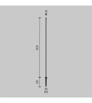 Lampy ogrodowe wbijane w ziemię (z klinem) - Maytoni Zewnętrzna Spear Ogrodowa LED 1W 50lm 3000K IP65 Graphite O441FL-L1GF3K1 - product 6