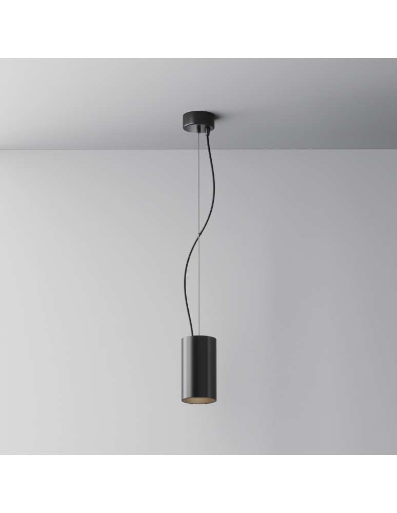 Maytoni Efir Lampa Wisząca Minimalistyczna LED 15W 1230lm 3000K Black P089PL-15W3K-B Maytoni Efir Lampa Wisząca Minimalistyczna LED 15W 1230lm 3000K Black P089PL-15W3K-B