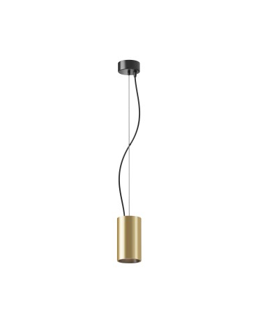 Maytoni Efir Lampa Wisząca Minimalistyczna LED 15W 1230lm 3000K Złoty Mat P089PL-15W3K-MG