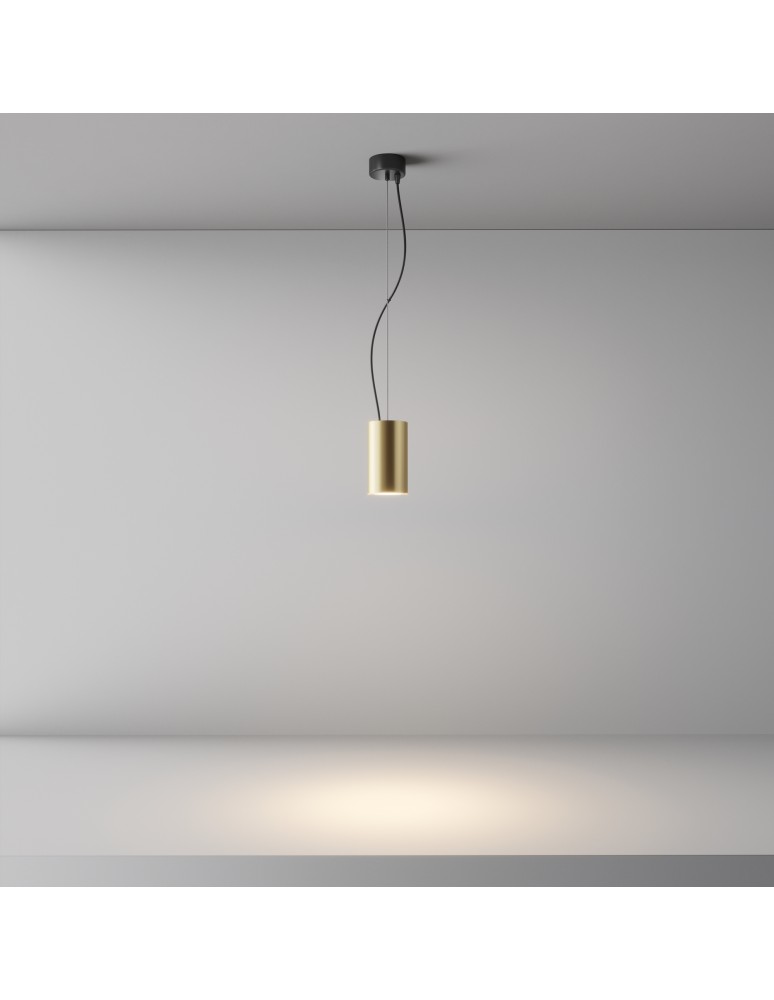 Maytoni Efir Lampa Wisząca Minimalistyczna LED 15W 1230lm 3000K Złoty Mat P089PL-15W3K-MG Maytoni Efir Lampa Wisząca Minimalistyczna LED 15W 1230lm 3000K Złoty Mat P089PL-15W3K-MG
