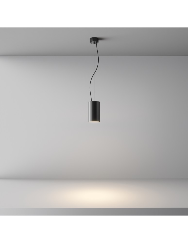 Maytoni Efir Lampa Wisząca Minimalistyczna LED 25W 2180lm 3000K Black P089PL-25W3K-B Maytoni Efir Lampa Wisząca Minimalistyczna LED 25W 2180lm 3000K Black P089PL-25W3K-B