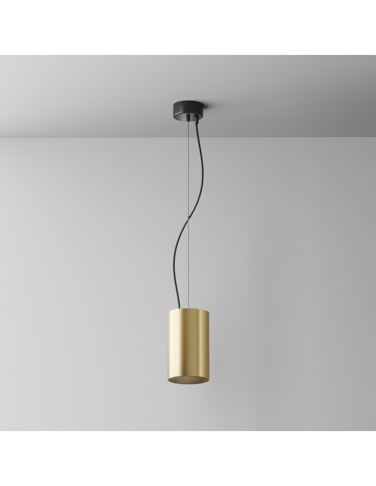 Maytoni Efir Lampa Wisząca Minimalistyczna LED 25W 2180lm 3000K Złoty Mat P089PL-25W3K-MG Maytoni Efir Lampa Wisząca Minimalistyczna LED 25W 2180lm 3000K Złoty Mat P089PL-25W3K-MG