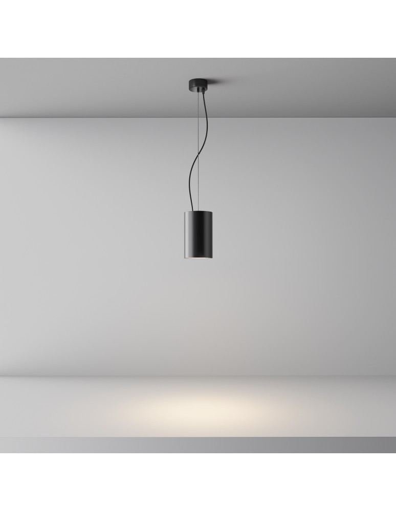 Maytoni Efir Lampa Wisząca Minimalistyczna LED 33W 2730lm 3000K Black P089PL-33W3K-B Maytoni Efir Lampa Wisząca Minimalistyczna LED 33W 2730lm 3000K Black P089PL-33W3K-B