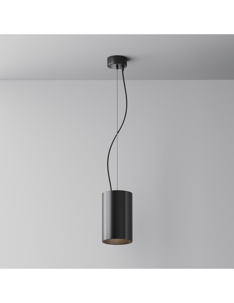 Maytoni Efir Lampa Wisząca Minimalistyczna LED 33W 2730lm 3000K Black P089PL-33W3K-B Maytoni Efir Lampa Wisząca Minimalistyczna LED 33W 2730lm 3000K Black P089PL-33W3K-B