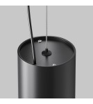 Maytoni Efir Lampa Wisząca Minimalistyczna LED 33W 2730lm 3000K Black P089PL-33W3K-B Maytoni Efir Lampa Wisząca Minimalistyczna LED 33W 2730lm 3000K Black P089PL-33W3K-B