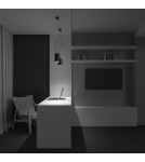 Maytoni Efir Lampa Wisząca Minimalistyczna LED 33W 2730lm 3000K Black P089PL-33W3K-B Maytoni Efir Lampa Wisząca Minimalistyczna LED 33W 2730lm 3000K Black P089PL-33W3K-B