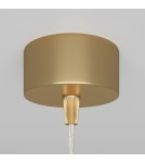 Lampy wiszące pojedyncze - Maytoni Focus Lampa Wisząca Minimalistyczna 1xGU10 10W Złoty Mat P075PL-01MG - product 4