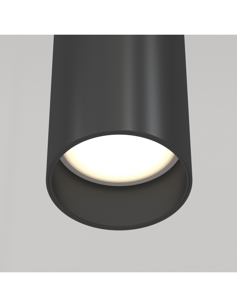 Maytoni Focus Lampa Wisząca Minimalistyczna 1xGU10 10W Black P075PL-01B