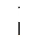 Maytoni Focus LED Lampa Wisząca Tuba LED 12W 900lm 3000K Black P072PL-L12B3K-1 Maytoni Focus LED Lampa Wisząca Tuba LED 12W 900lm 3000K Black P072PL-L12B3K-1