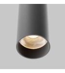Maytoni Focus LED Lampa Wisząca Tuba LED 12W 900lm 3000K Black P072PL-L12B3K-1 Maytoni Focus LED Lampa Wisząca Tuba LED 12W 900lm 3000K Black P072PL-L12B3K-1
