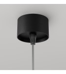 Maytoni Focus LED Lampa Wisząca Tuba LED 12W 900lm 3000K Black P072PL-L12B3K-1 Maytoni Focus LED Lampa Wisząca Tuba LED 12W 900lm 3000K Black P072PL-L12B3K-1