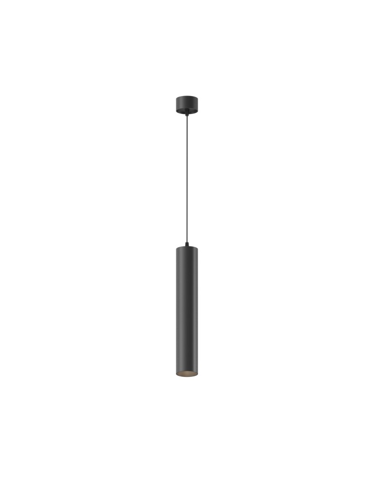 Maytoni Focus LED Lampa Wisząca Tuba LED 12W 1000lm 4000K Black P072PL-L12B4K-1 Maytoni Focus LED Lampa Wisząca Tuba LED 12W 1000lm 4000K Black P072PL-L12B4K-1