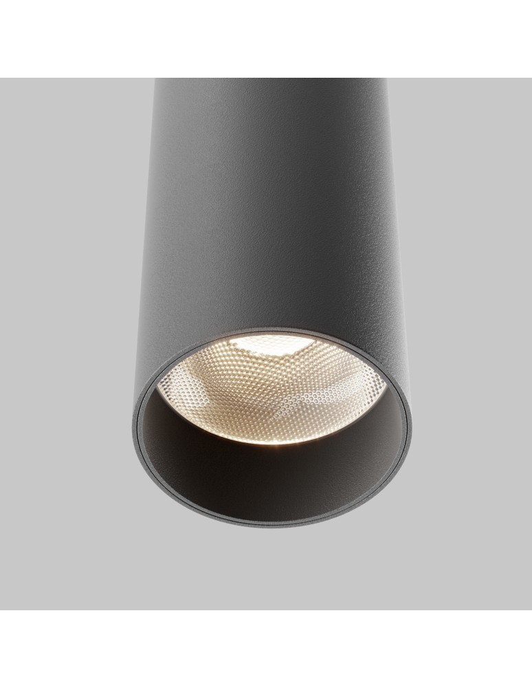 Maytoni Focus LED Lampa Wisząca Tuba LED 12W 1000lm 4000K Black P072PL-L12B4K-1 Maytoni Focus LED Lampa Wisząca Tuba LED 12W 1000lm 4000K Black P072PL-L12B4K-1