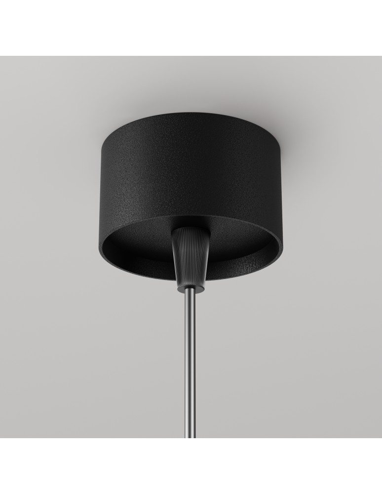 Maytoni Focus LED Lampa Wisząca Tuba LED 12W 1000lm 4000K Black P072PL-L12B4K-1 Maytoni Focus LED Lampa Wisząca Tuba LED 12W 1000lm 4000K Black P072PL-L12B4K-1