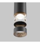 Maytoni Focus LED Lampa Wisząca Tuba LED 12W 1000lm 4000K Black P072PL-L12B4K-1 Maytoni Focus LED Lampa Wisząca Tuba LED 12W 1000lm 4000K Black P072PL-L12B4K-1