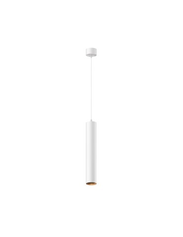 Maytoni Focus LED Lampa Wisząca Tuba LED 12W 1000lm 3000K Biały P072PL-L12W3K-1