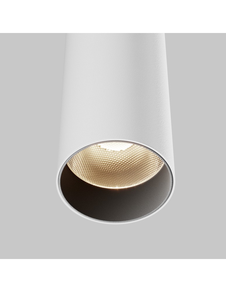Maytoni Focus LED Lampa Wisząca Tuba LED 12W 1050lm 4000K Biały P072PL-L12W4K-1 Maytoni Focus LED Lampa Wisząca Tuba LED 12W 1050lm 4000K Biały P072PL-L12W4K-1