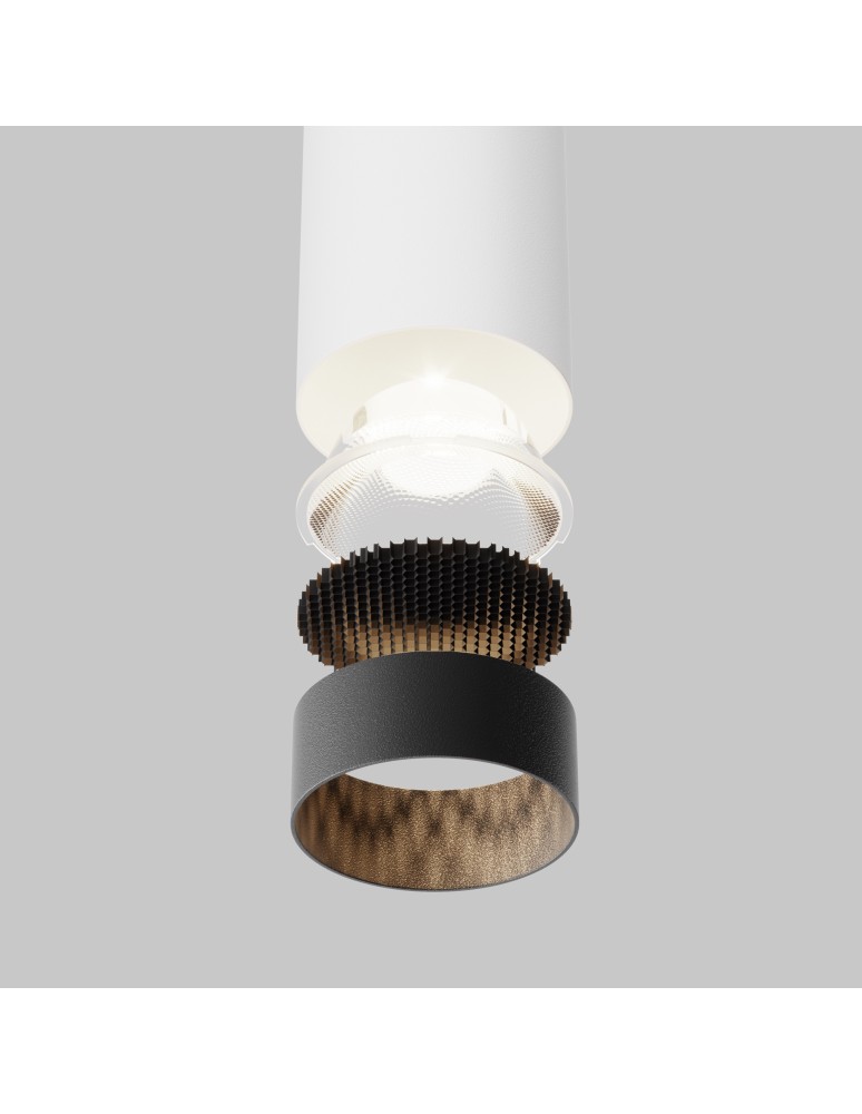 Maytoni Focus LED Lampa Wisząca Tuba LED 12W 1050lm 4000K Biały P072PL-L12W4K-1 Maytoni Focus LED Lampa Wisząca Tuba LED 12W 1050lm 4000K Biały P072PL-L12W4K-1