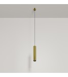 Maytoni Focus LED Lampa Wisząca Tuba LED 12W 1000lm 3000K Mosiądz P072PL-L12W3K-BS Maytoni Focus LED Lampa Wisząca Tuba LED 12W 1000lm 3000K Mosiądz P072PL-L12W3K-BS