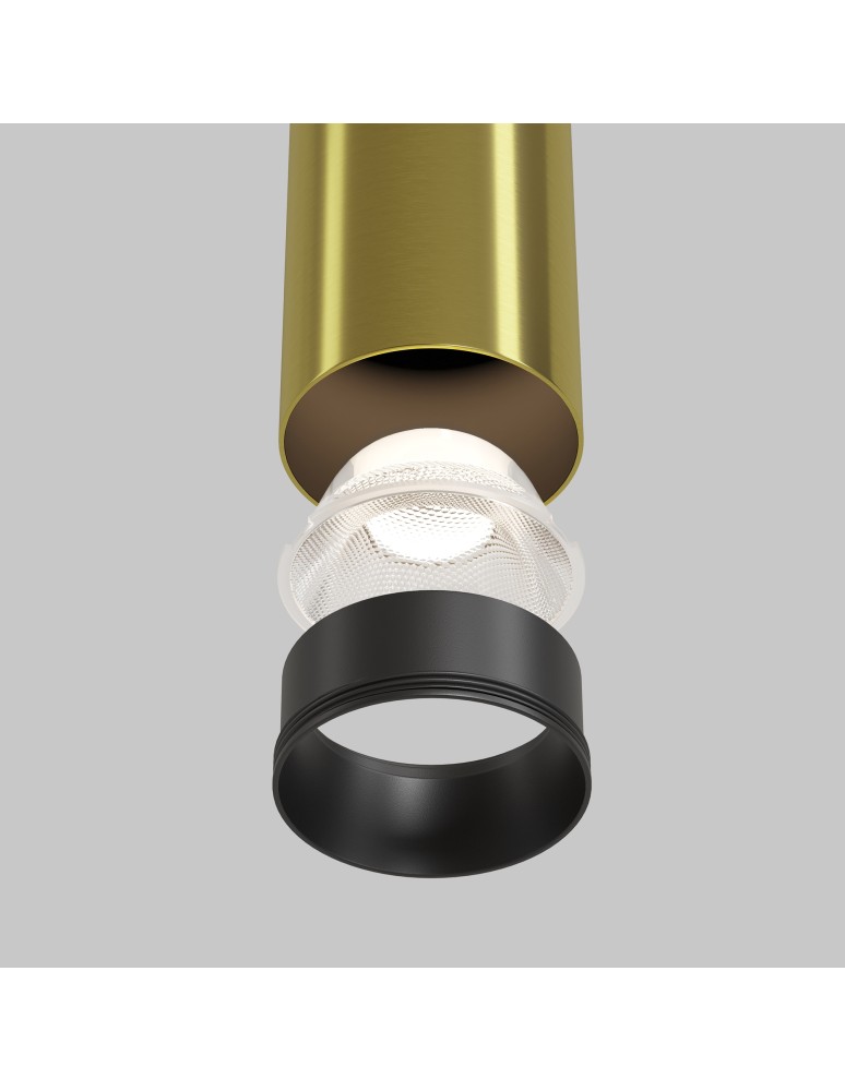 Maytoni Focus LED Lampa Wisząca Tuba LED 12W 1000lm 3000K Mosiądz P072PL-L12W3K-BS Maytoni Focus LED Lampa Wisząca Tuba LED 12W 1000lm 3000K Mosiądz P072PL-L12W3K-BS