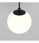 Maytoni Luna Lampa Wisząca Kula LED 5W 300lm 3000K Czarny, Biały P039PL-5W3K-10-B Maytoni Luna Lampa Wisząca Kula LED 5W 300lm 3000K Czarny, Biały P039PL-5W3K-10-B