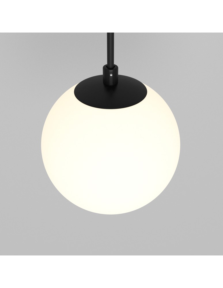 Maytoni Luna Lampa Wisząca Kula LED 5W 300lm 3000K Czarny, Biały P039PL-5W3K-10-B Maytoni Luna Lampa Wisząca Kula LED 5W 300lm 3000K Czarny, Biały P039PL-5W3K-10-B