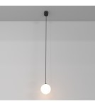 Maytoni Luna Lampa Wisząca Kula LED 5W 300lm 3000K Czarny, Biały P039PL-5W3K-10-B Maytoni Luna Lampa Wisząca Kula LED 5W 300lm 3000K Czarny, Biały P039PL-5W3K-10-B