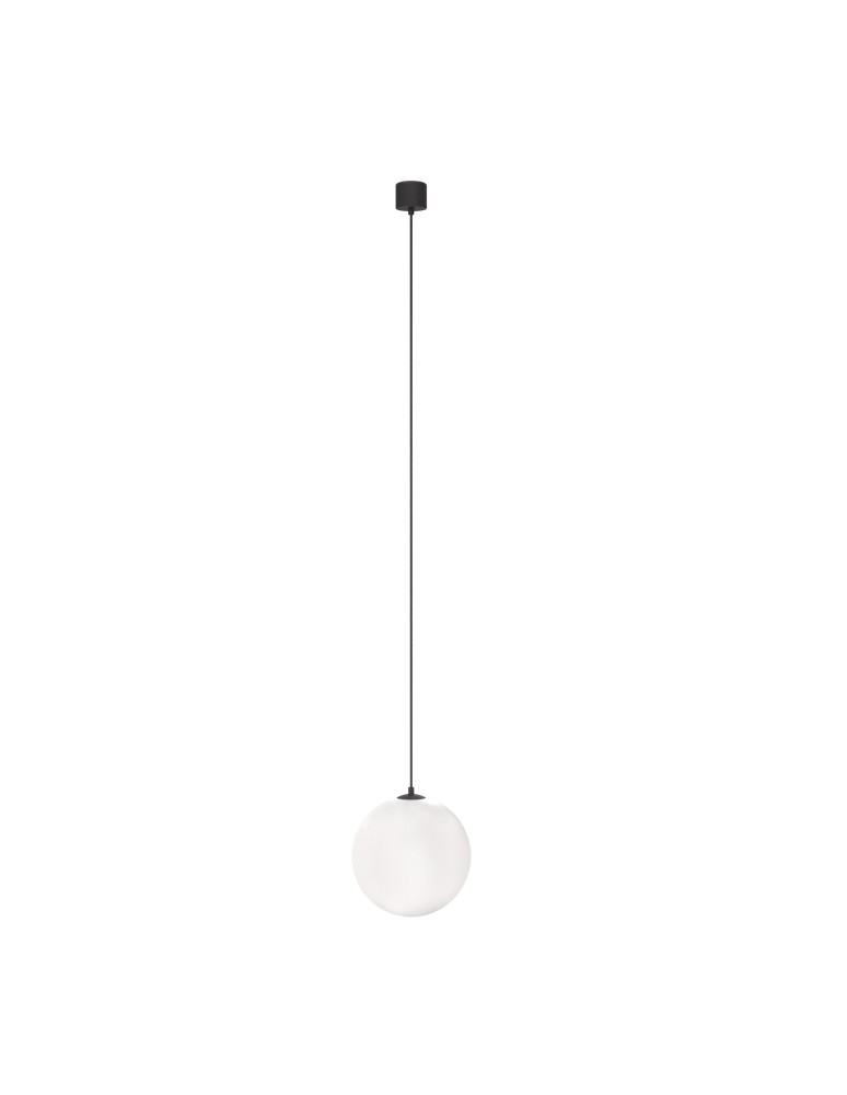 Maytoni Luna Lampa Wisząca Kula LED 5W 350lm 4000K Czarny, Biały P039PL-5W4K-20-B Maytoni Luna Lampa Wisząca Kula LED 5W 350lm 4000K Czarny, Biały P039PL-5W4K-20-B