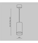 Maytoni Orlo Lampa Wisząca LED 12W 560lm 3000K Biały P085PL-12W3K-W Maytoni Orlo Lampa Wisząca LED 12W 560lm 3000K Biały P085PL-12W3K-W