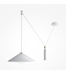 Maytoni Peso Lampa Wisząca Regulowana Wysokość 1xE27 60W Biały P080PL-01W Maytoni Peso Lampa Wisząca Regulowana Wysokość 1xE27 60W Biały P080PL-01W
