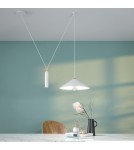 Maytoni Peso Lampa Wisząca Regulowana Wysokość 1xE27 60W Biały P080PL-01W Maytoni Peso Lampa Wisząca Regulowana Wysokość 1xE27 60W Biały P080PL-01W