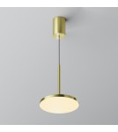 Lampy wiszące pojedyncze - Maytoni Plato Lampa Wisząca LED 12W 760lm 3000K Mosiądz P076PL-L12W3K-BS - product 4