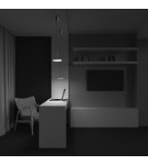 Lampy wiszące pojedyncze - Maytoni Plato Lampa Wisząca LED 12W 760lm 3000K Mosiądz P076PL-L12W3K-BS - product 8
