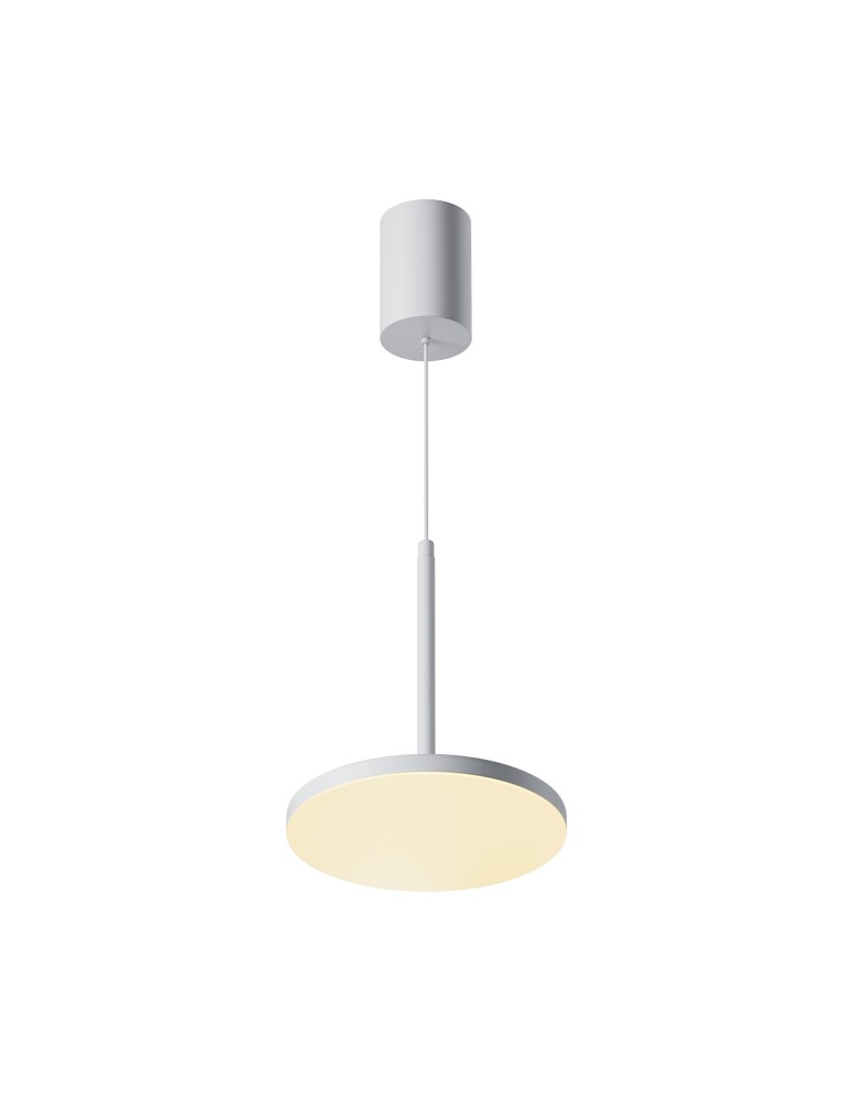 Maytoni Plato Lampa Wisząca LED 12W 790lm 3000K Biały P076PL-L12W3K-W Maytoni Plato Lampa Wisząca LED 12W 790lm 3000K Biały P076PL-L12W3K-W