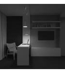 Maytoni Plato Lampa Wisząca LED 12W 790lm 3000K Biały P076PL-L12W3K-W Maytoni Plato Lampa Wisząca LED 12W 790lm 3000K Biały P076PL-L12W3K-W