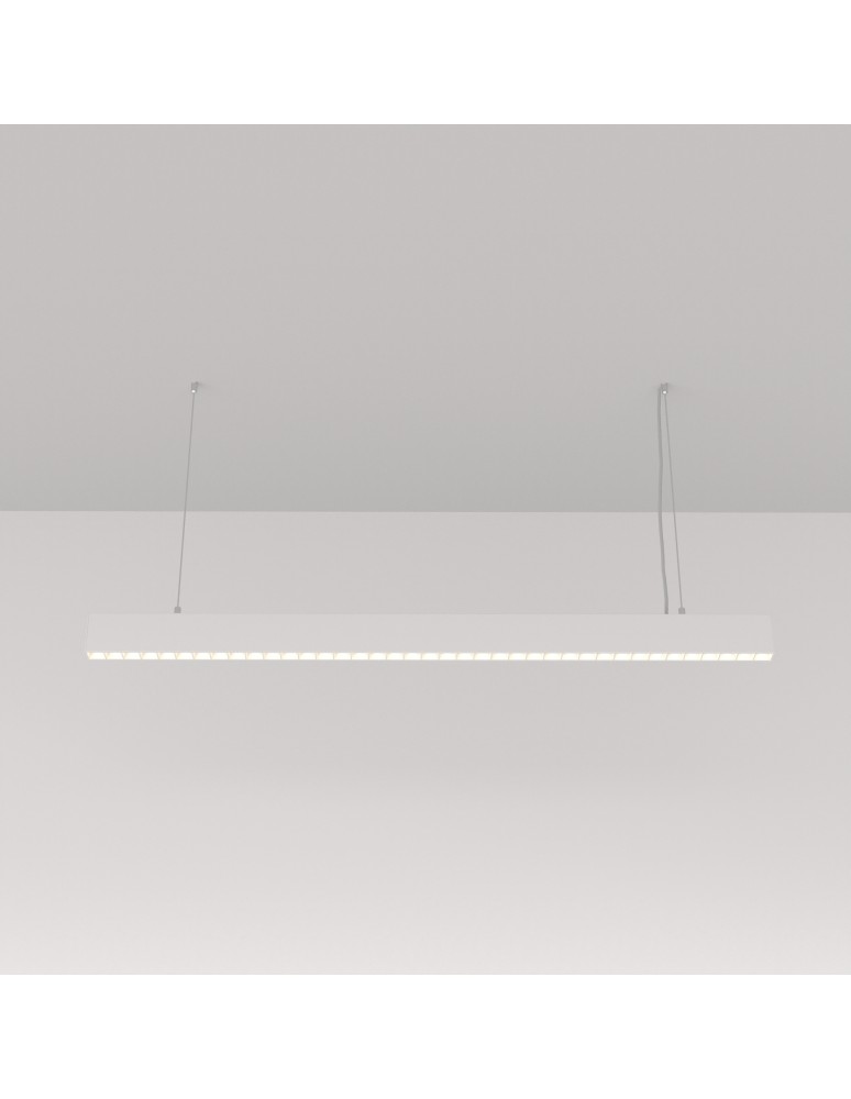 Maytoni Points Lampa Wisząca Pozioma LED 40W 3400lm 4000K Biały P050PL-L40W4K