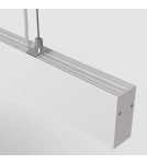 Lampy wiszące nad wyspę - Maytoni Points Lampa Wisząca Pozioma LED 40W 3400lm 4000K Biały P050PL-L40W4K - product 4