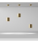 Maytoni Polar Lampa Wisząca 1xGX53 15W Złoty Mat P088PL-GX53-MG Maytoni Polar Lampa Wisząca 1xGX53 15W Złoty Mat P088PL-GX53-MG