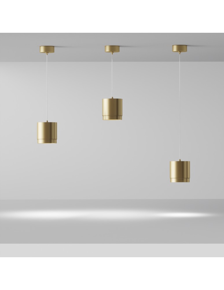 Maytoni Polar Lampa Wisząca 1xGX53 15W Złoty Mat P088PL-GX53-MG Maytoni Polar Lampa Wisząca 1xGX53 15W Złoty Mat P088PL-GX53-MG