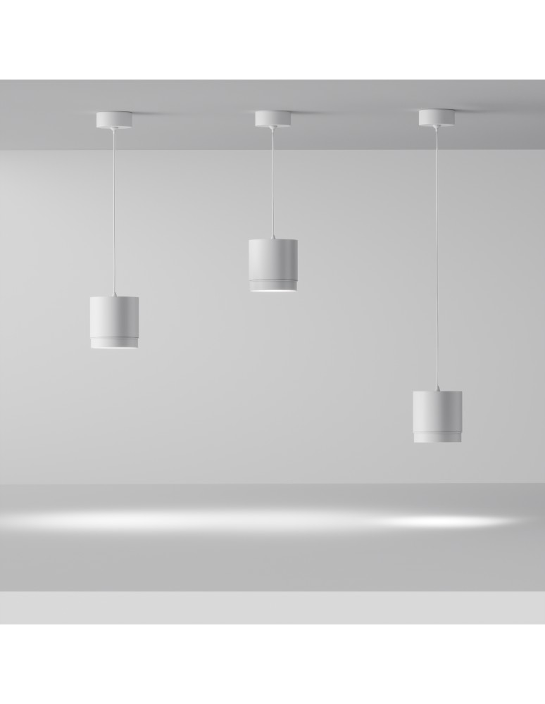 Maytoni Polar Lampa Wisząca 1xGX53 15W Biały P088PL-GX53-W Maytoni Polar Lampa Wisząca 1xGX53 15W Biały P088PL-GX53-W
